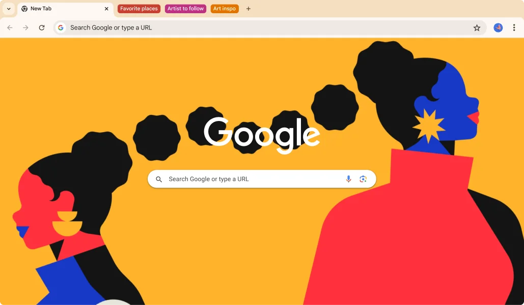 Google Chrome Interface