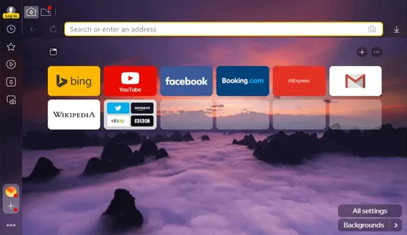Yandex Browser Interface